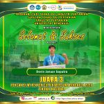 Devin Januar Saputra, Student of the Department of Agricultural Technology, 3rd Place in Pencak Silat RECTOR CUP of the University of Bengkulu 2025 National Level