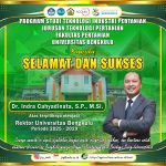 Dr. Indra Cahyadinata, S.P., M.Si. Elected as Rector of the University of Bengkulu for the 2025–2029 Period