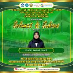 Ela Sri Lestari, staff of the Department of Agricultural Technology was inaugurated as a Government Employee with a Work Agreement (PPPK) of the University of Bengkulu
