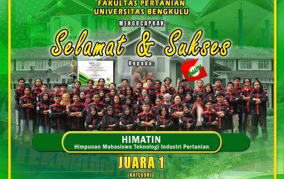 HIMATIN became the Best Student Association and won 1st place in the 2025 FAPERTA Award