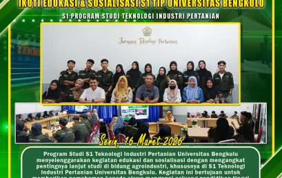 Getting to Know the World of Agroindustry Closely, Vocational School Students Participate in the Socialization of S1 TIP University of Bengkulu