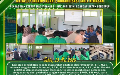 Increasing the Competitiveness of SMK Dangau Datuk Coffee Products Through Assistance in Standardization of Packaging Labels