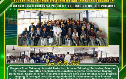 Preparing Students to Face the Industrial World, UNIB Agricultural Industrial Technology Study Program Holds Impactful Internship Debriefing
