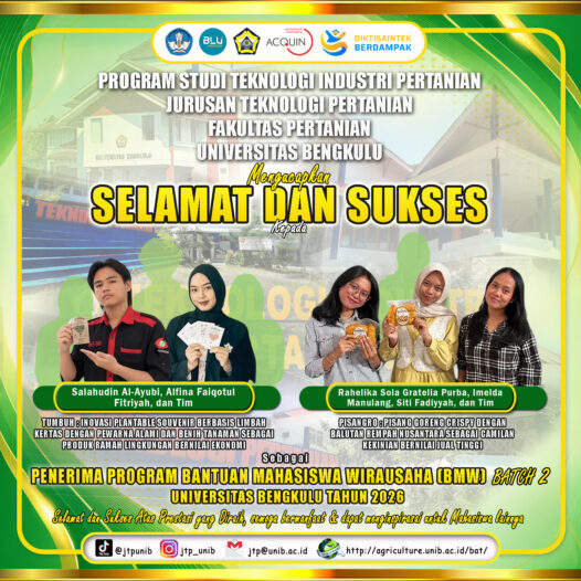 Two Student Teams of the University of Bengkulu Develop Business Innovation through the BMW Batch 2 Program