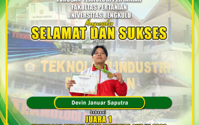 Students of the Department of Agricultural Technology, University of Bengkulu Won 1st Place in the ADHYAKSA CUP III Pencak Silat Championship in 2026