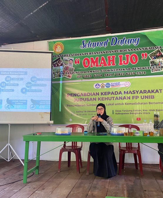 Lecturers from the Forestry Department (Forestry and Environmental Science Study Program) at the University of Bengkulu Develop Community-Based Ecotourism in Tanjung Dalam Village