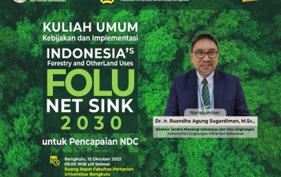 General Lecture of Indonesia’s FOLU Net Sink 2030