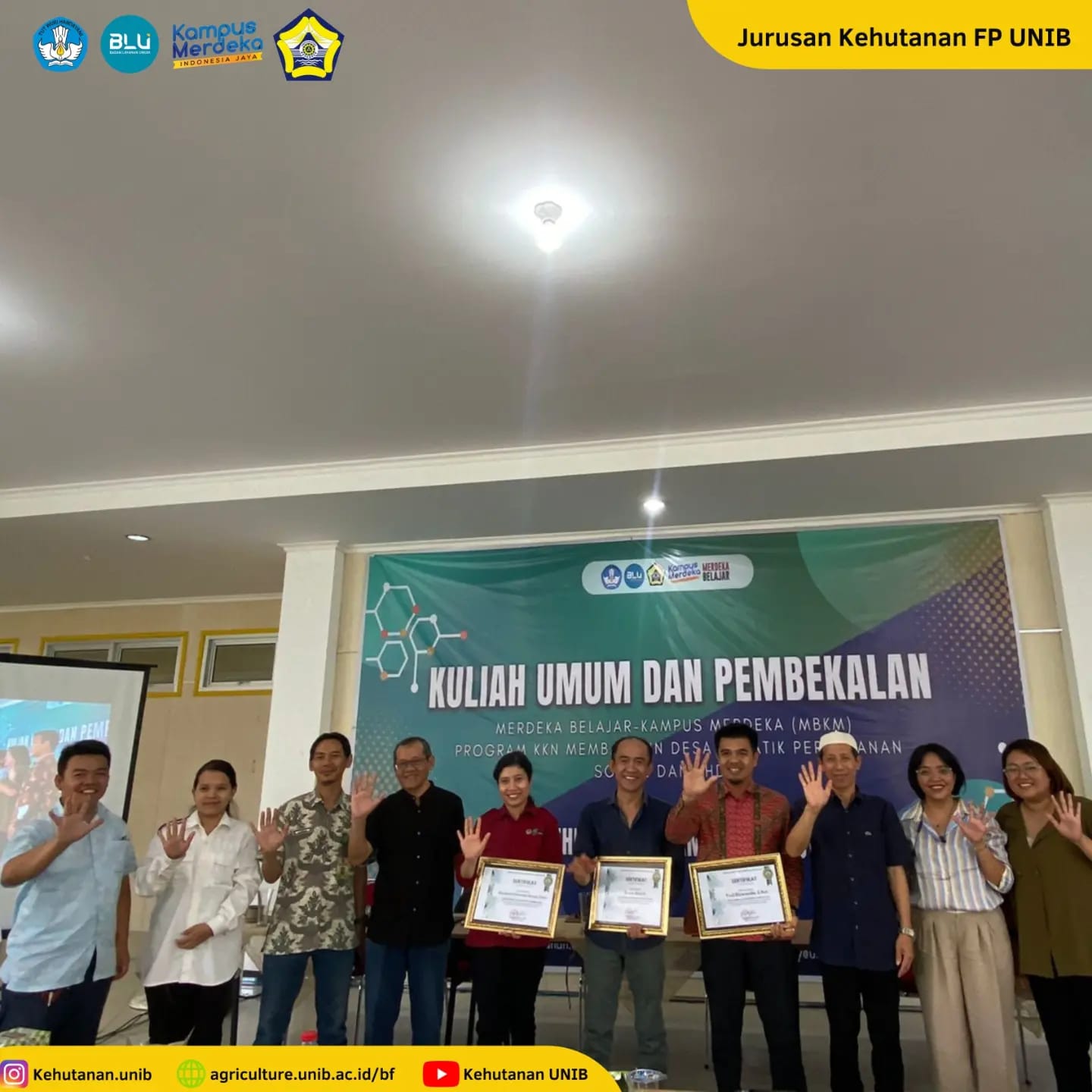 Public Lecture and Orientation for MBKM Building Village Program Thematic: Social Forestry and KHDTK Public Lecture and Orientation for MBKM Building Village Program Thematic: Social Forestry and KHDTK
