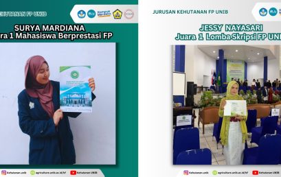 Great Achievements of The Forestry Students of Faculty of Agriculture UNIB