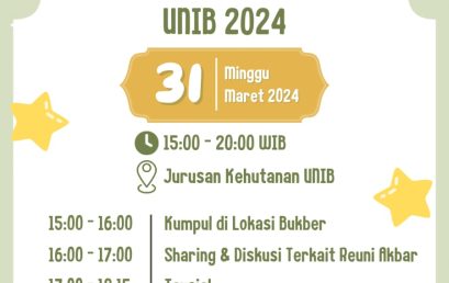 The big family of Forestry of UNIB will hold a “Buka Puasa Bersama”.