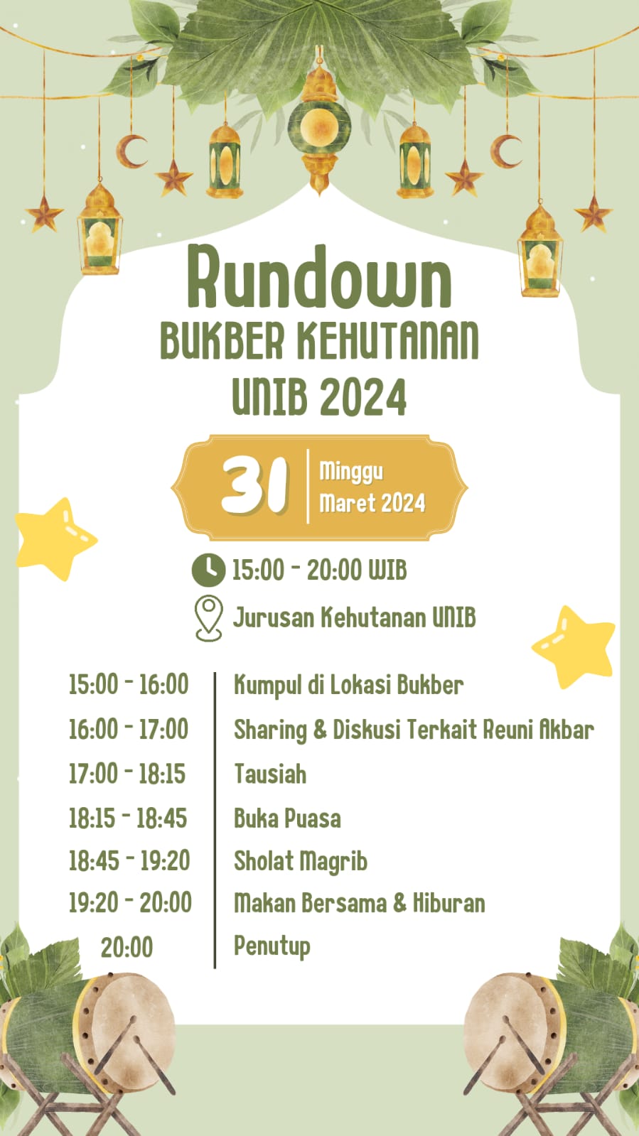 The big family of Forestry of UNIB will hold a “Buka Puasa Bersama”. The big family of Forestry of UNIB will hold a “Buka Puasa Bersama”.