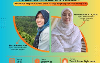 The Forestry Lecturer was a speaker at the Akar Global Inisiatif event.