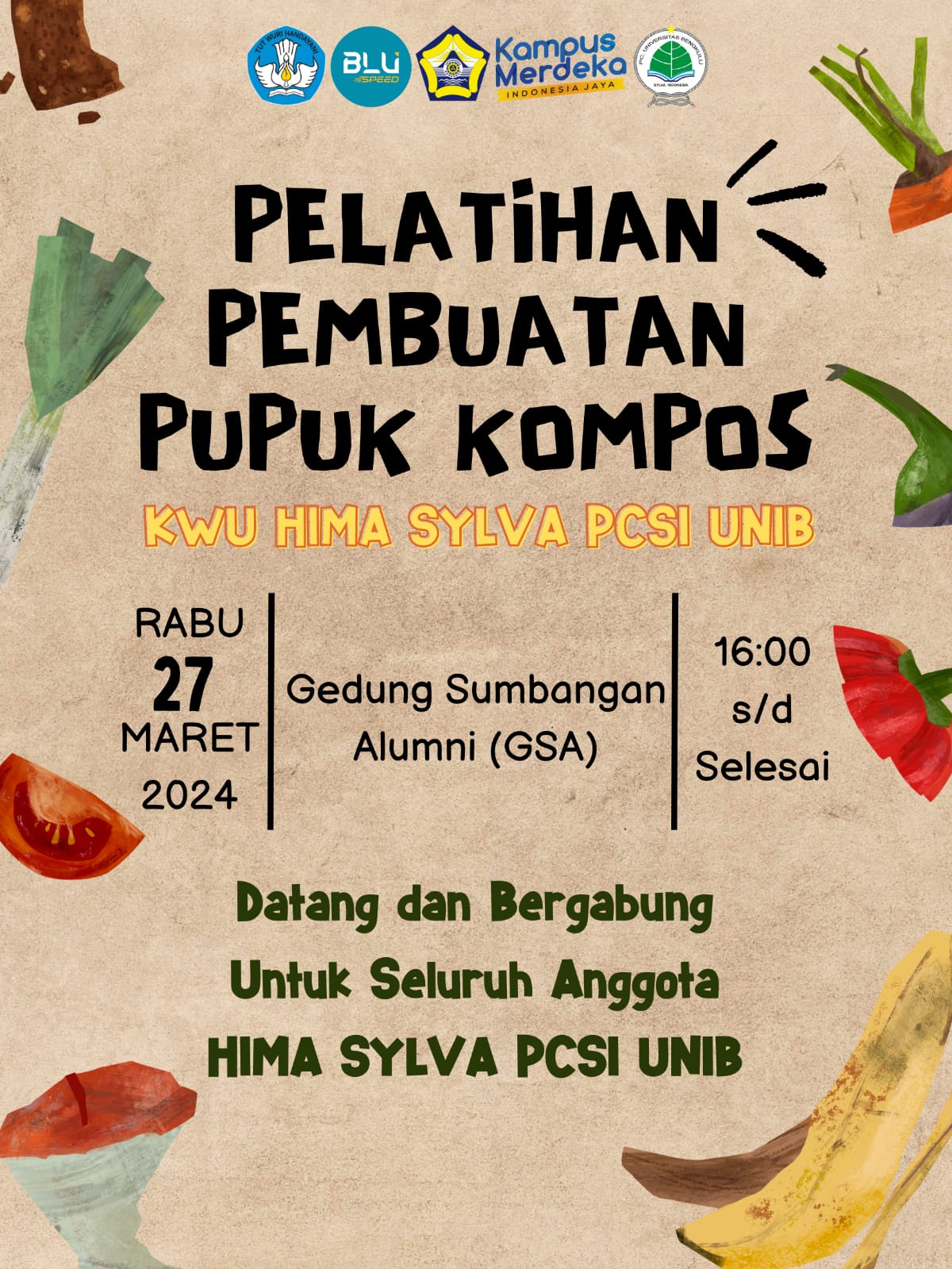 KWU HIMA Sylva PCSI UNIB compost-making training
