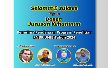 Recipients of LPPM PNBP University of Bengkulu Research Program Funding in 2024