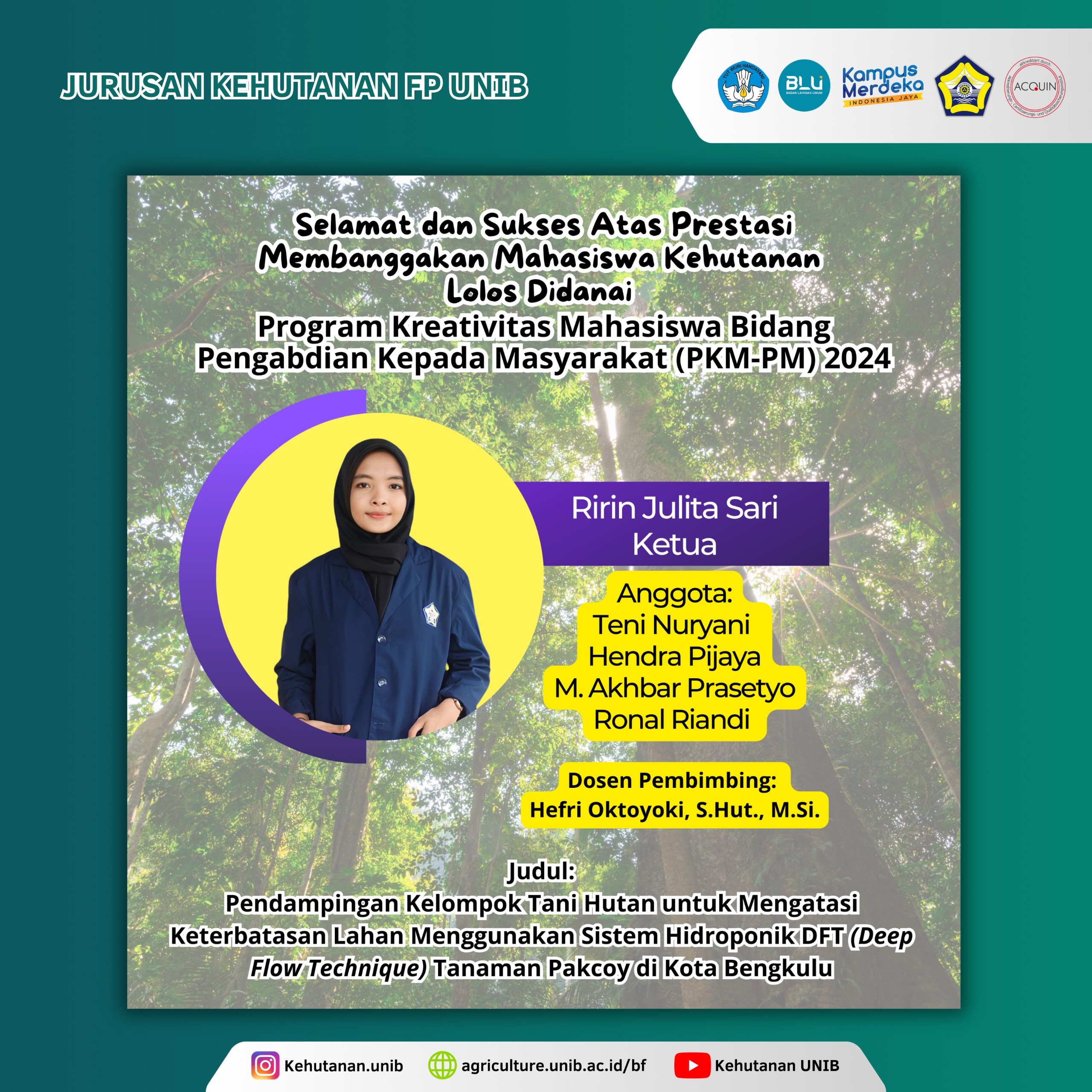 Proud achievements of forestry students Proud achievements of forestry students