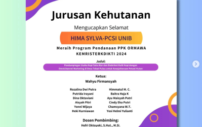 The Forestry Students of FP UNIB Win PPK Ormawa KEMRISTEKDIKTI 2024 Funding