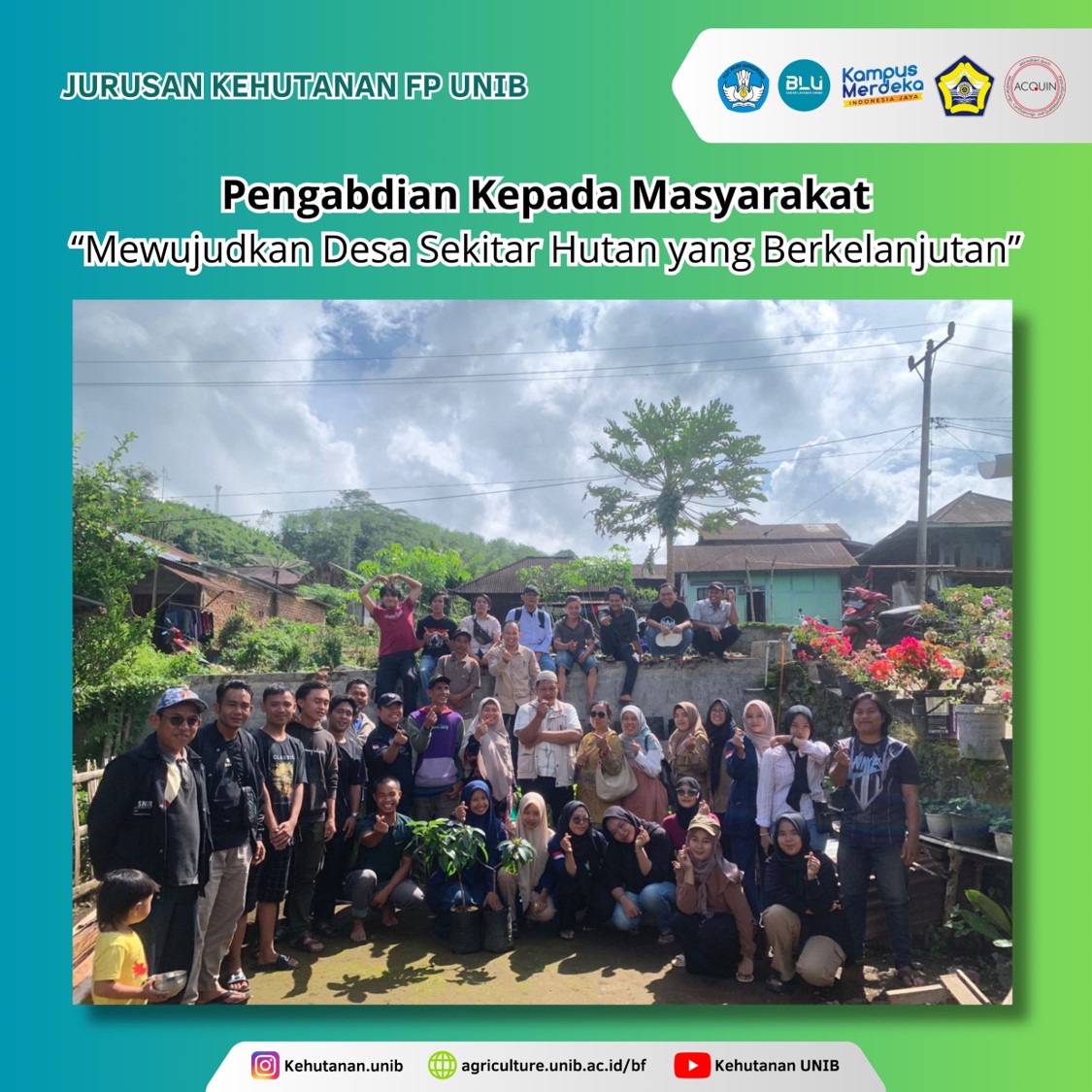 The Forestry Department successfully conducted community service The Forestry Department successfully conducted community service