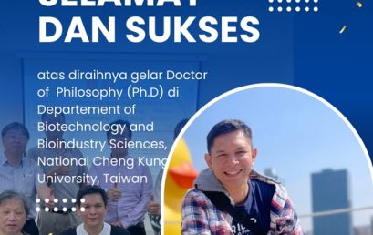 International Milestone: Person Pesona Renta, S.Kel., M.Si., P.hD Earns Doctoral Degree from National Cheng Kung University, Taiwan