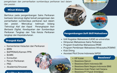 Join the Future of Digital Blue Economy: Undergrad Admission for Fisheries Science Academic Year 2025/2026 Now Open