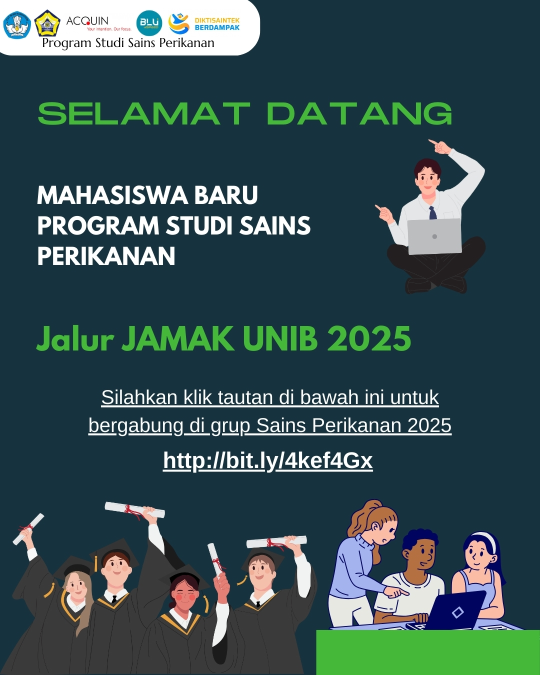 Warm Welcome! Fishery Science Study Program Greets New Students from the 2025 JAMAK UNIB Admission Warm Welcome! Fishery Science Study Program Greets New Students from the 2025 JAMAK UNIB Admission