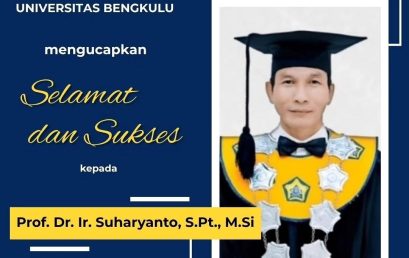 Congratulations and Success! Fisheries Science Celebrates the Inauguration of Prof. Dr. Ir. Suharyanto, S.Pt., M.Si. as a Professor