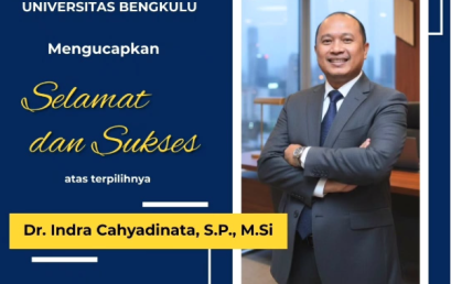 Congratulations and Success! PSSP Celebrates the Election of Dr. Indra Cahyadinata, S.P., M.Si. as the New Rector of Universitas Bengkulu