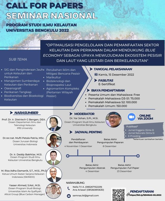 NATIONAL SEMINAR ON MARINE AND FISHERIES 2022 (FINISH)