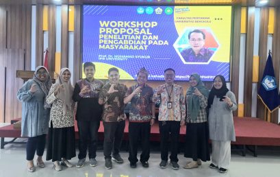 Marine science study program lecturers attended a research proposal and community service workshop