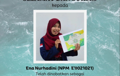 Ena Nurhadini Achieves Third Place in the Selection of Outstanding Students at the Faculty of Agriculture 2024
