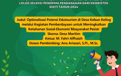 Outstanding Achievement by HIMAILKA: Secures PPK Ormawa Funding from KEMRISTEK DIKTI 2024