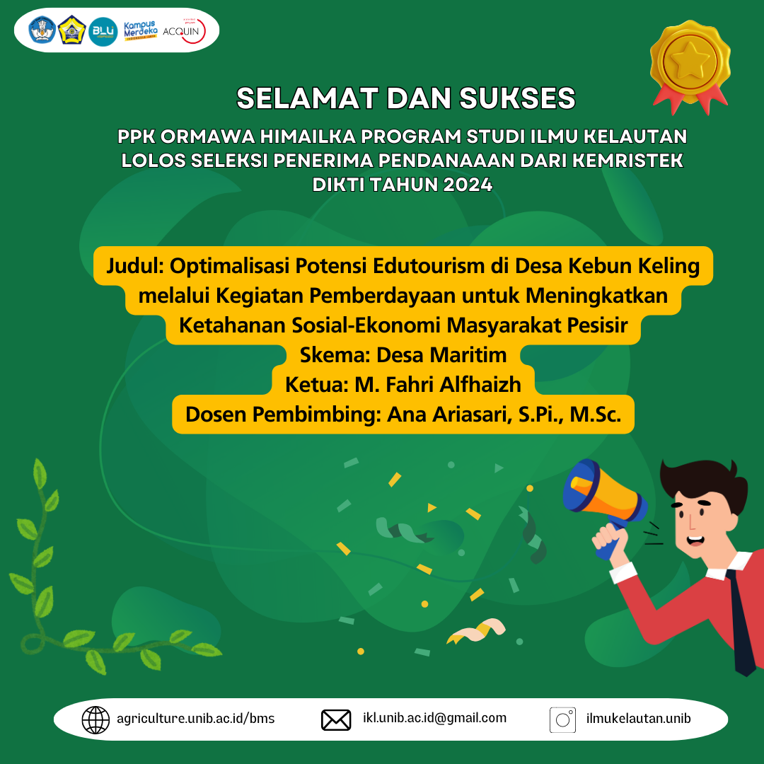 Outstanding Achievement by HIMAILKA: Secures PPK Ormawa Funding from KEMRISTEK DIKTI 2024 Outstanding Achievement by HIMAILKA: Secures PPK Ormawa Funding from KEMRISTEK DIKTI 2024