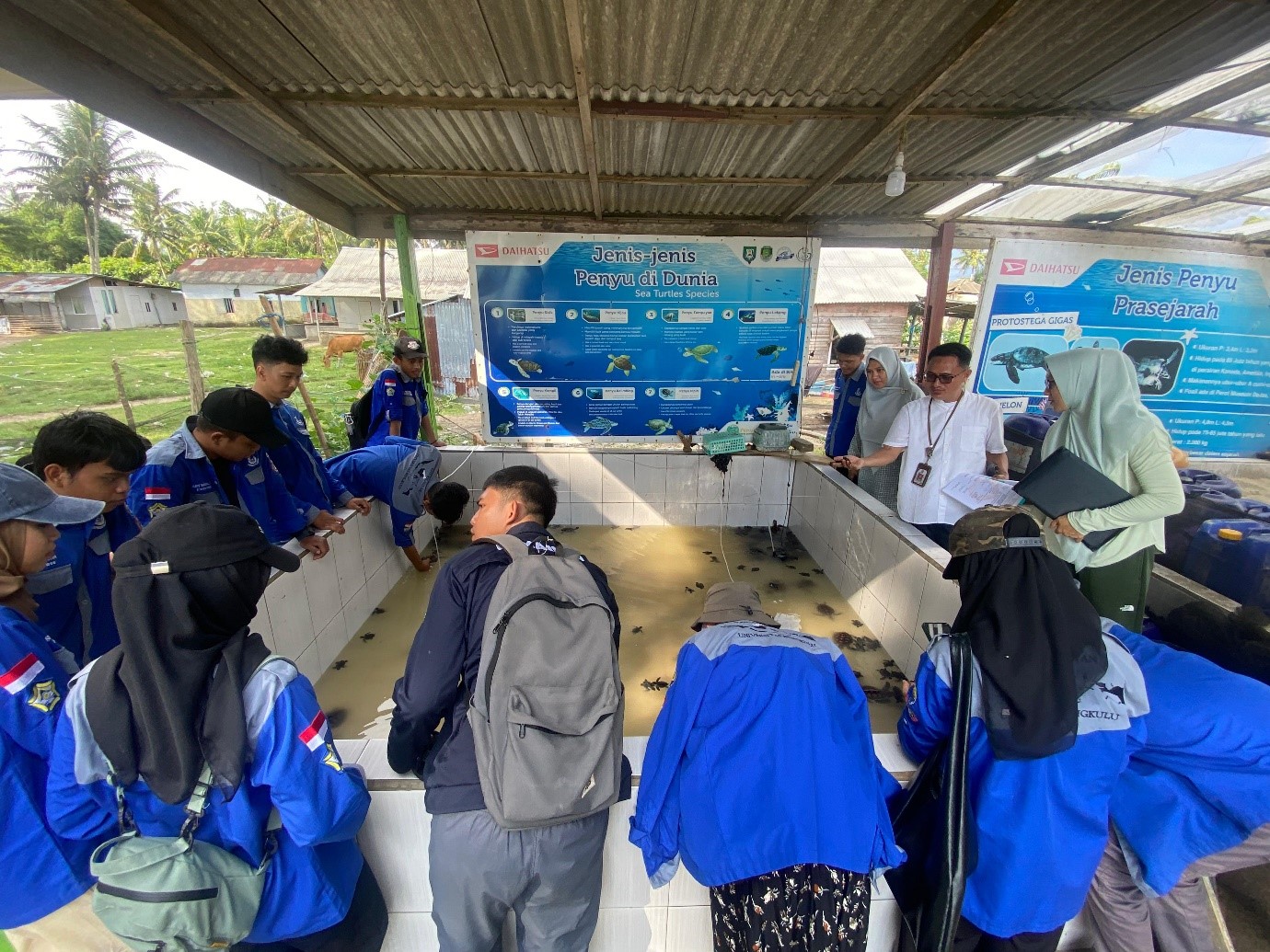 Field Practicum for Marine Science Students: Turtle Conservation in Alun Utara, Pekik Nyaring Village, Pondok Kelapa District, Central Bengkulu Regency Field Practicum for Marine Science Students: Turtle Conservation in Alun Utara, Pekik Nyaring Village, Pondok Kelapa District, Central Bengkulu Regency