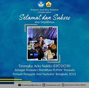 Teungku Ario Naldo Honored with PUPAN Youth Award 2023 for Anti-Drug Advocacy in Bengkulu