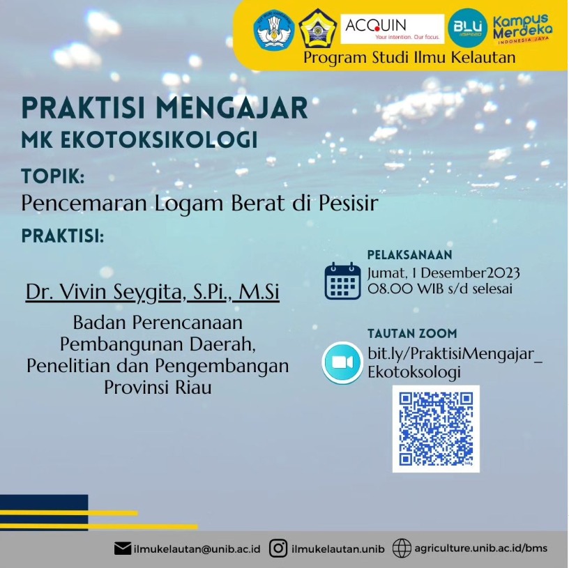 Heavy Metal Pollution On The Coast Public Lecture