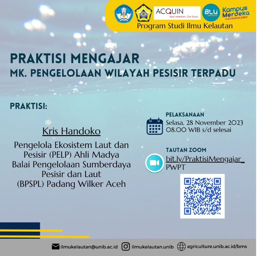 Integrated Coastal Area Management Public Lecture Integrated Coastal Area Management Public Lecture