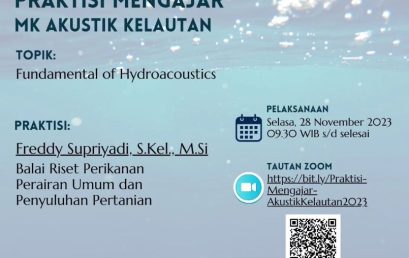 Fundamental of Hydroacoustic Public Lecture