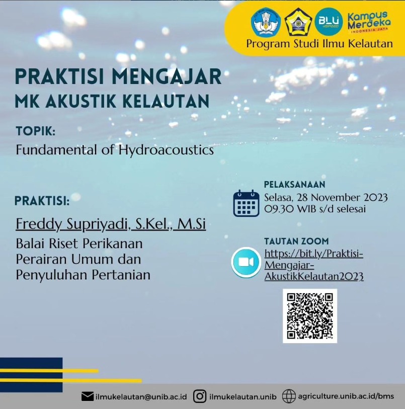 Fundamental of Hydroacoustic Public Lecture Fundamental of Hydroacoustic Public Lecture
