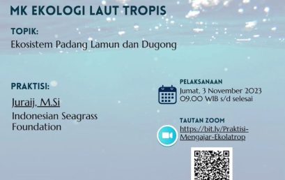 Seagrass and Dugong Ecosystems Public Lecture