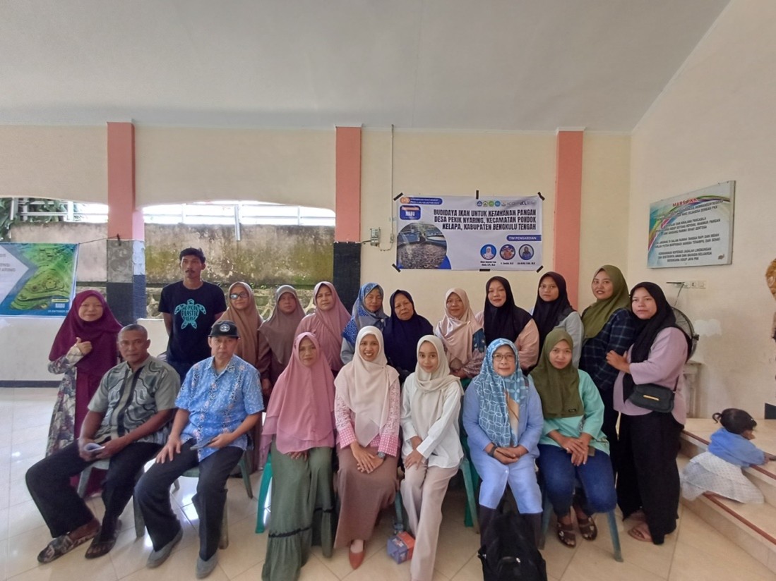 Fish Culture For Food Security Pekik Nyaring Village, Pondok Kelapa District, Bengkulu Tengah Regency Fish Culture For Food Security Pekik Nyaring Village, Pondok Kelapa District, Bengkulu Tengah Regency