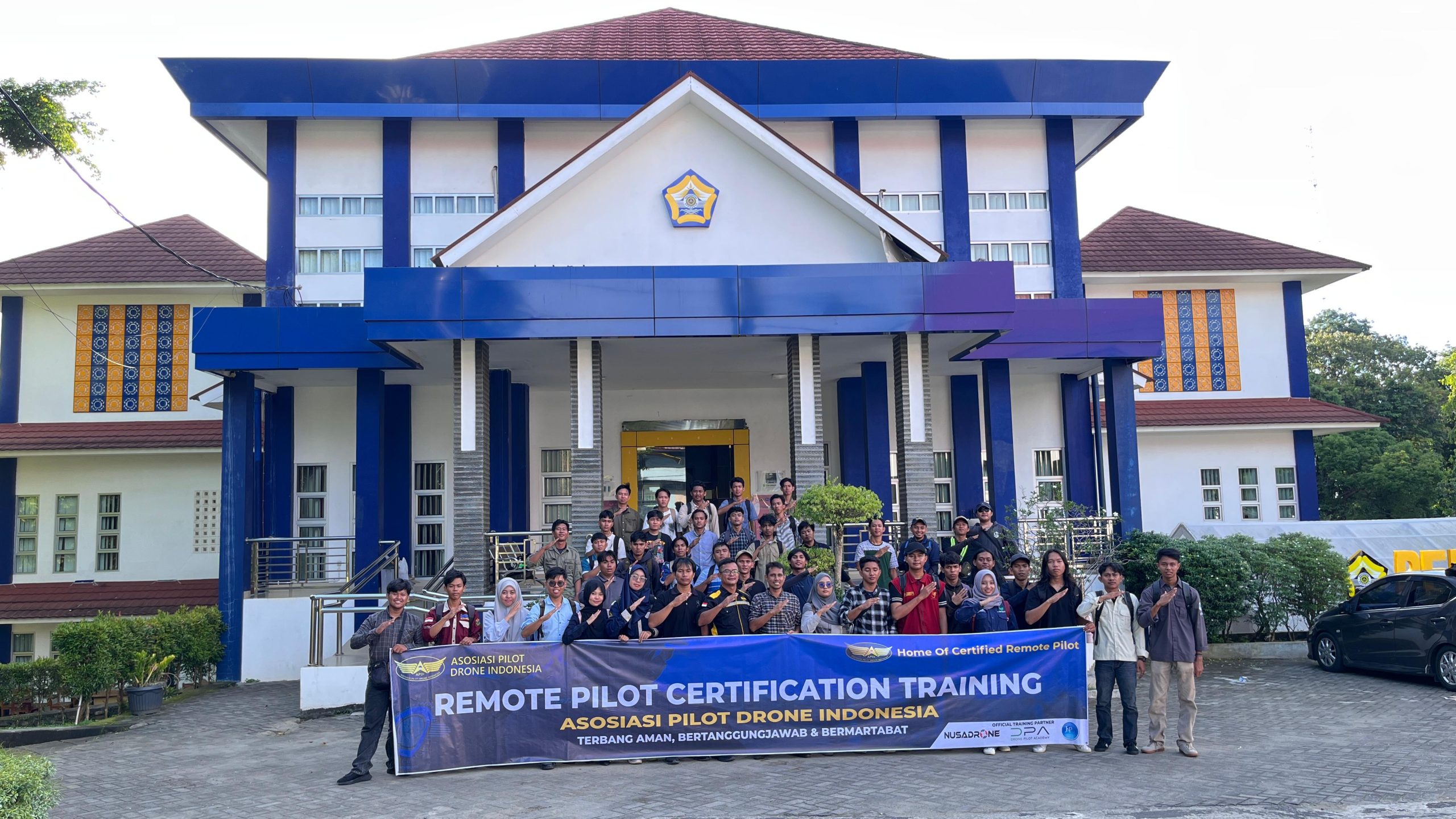 Marine Science Study Program and Bengkulu University Partner with APDI Regional Bengkulu to Hold Drone Pilot Certification
