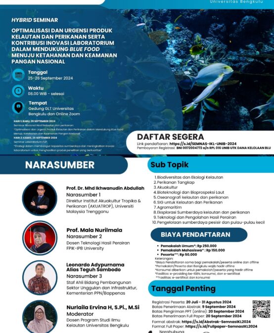 NATIONAL SEMINAR ON MARINE AND FISHERIES 2024 (FINISH)