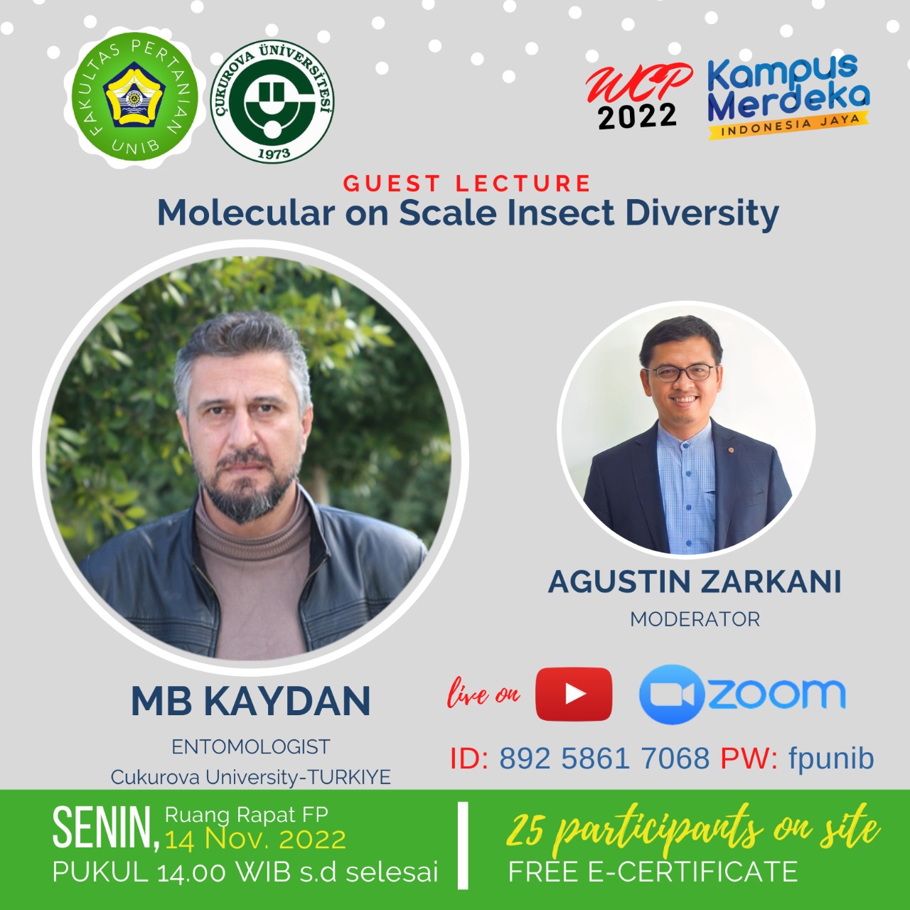 GUEST LECTURE MOLECULAR ON SCALE INSECT DIVERSITY