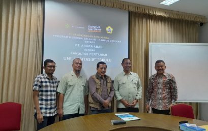 Penandatanganan MoU FP UNIB dengan PT ARARA ABADI