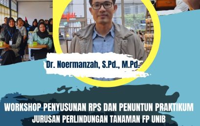WORKSHOP RPS DAN PENUNTUN PRAKTIKUM JURUSAN PERLINTAN