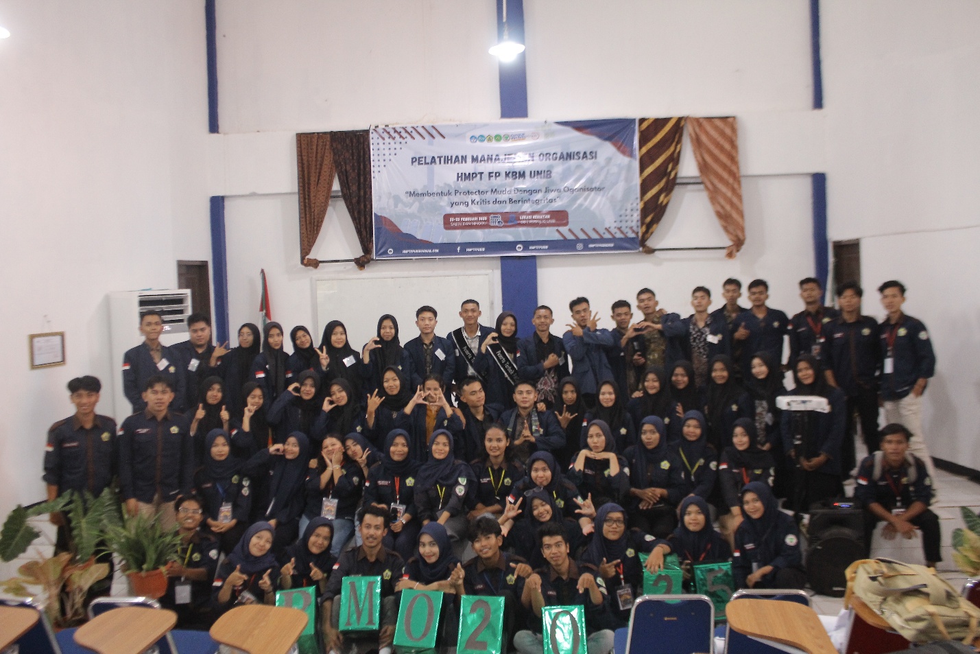 PELATIHAN MANAJEMEN ORGANISASI (PMO) HMPT FP KBM UNIB 2025: MEMBENTUK PROTECTOR MUDA BERJIWA ORGANISATOR YANG KRITIS DAN BERINTEGRITAS PELATIHAN MANAJEMEN ORGANISASI (PMO) HMPT FP KBM UNIB 2025: MEMBENTUK PROTECTOR MUDA BERJIWA ORGANISATOR YANG KRITIS DAN BERINTEGRITAS