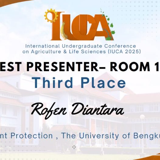 MAHASISWA PROTEKSI TANAMAN TOREHKAN PRESTASI PADA FORUM ILMIAH INTERNASIONAL