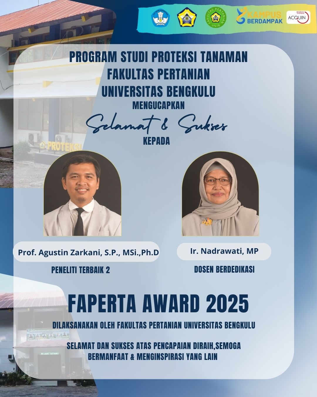 FAPERTA AWARD 2025: DOSEN PROGRAM STUDI PROTEKSI TANAMAN RAIH PRESTASI MEMBANGGAKAN FAPERTA AWARD 2025: DOSEN PROGRAM STUDI PROTEKSI TANAMAN RAIH PRESTASI MEMBANGGAKAN
