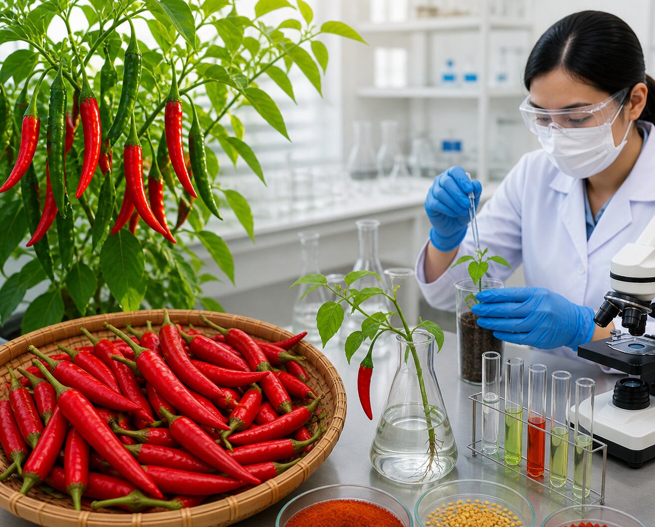 DOSEN PROTEKSI TANAMAN UNIVERSITAS BENGKULU TERLIBAT DALAM RISET NASIONAL BIOHERBISIDA DAN CABAI TAHAN VIRUS