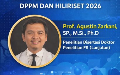 PROF. AGUSTIN ZARKANI RAIH PENDANAAN RISET DAN PENGEMBANGAN DPPM DAN HILIRISASI RISET 2026