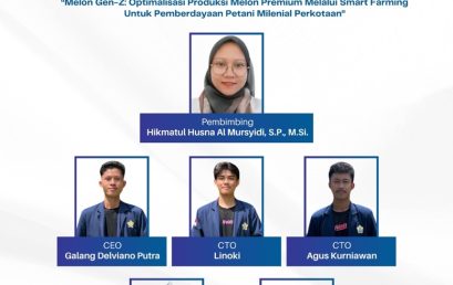 TIM MAHASISWA PROTEKSI TANAMAN RAIH PENDANAAN P2MW 2026 MELALUI  INOVASI SMART FARMING MELON PREMIUM